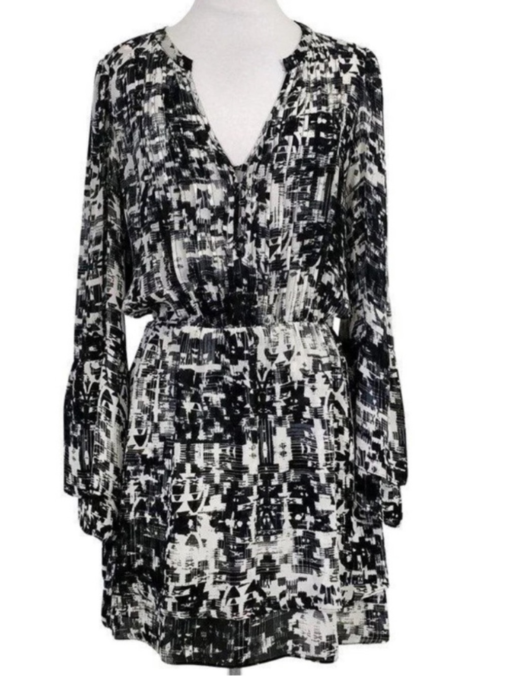 Parker Gazette Long Sleeve Dress